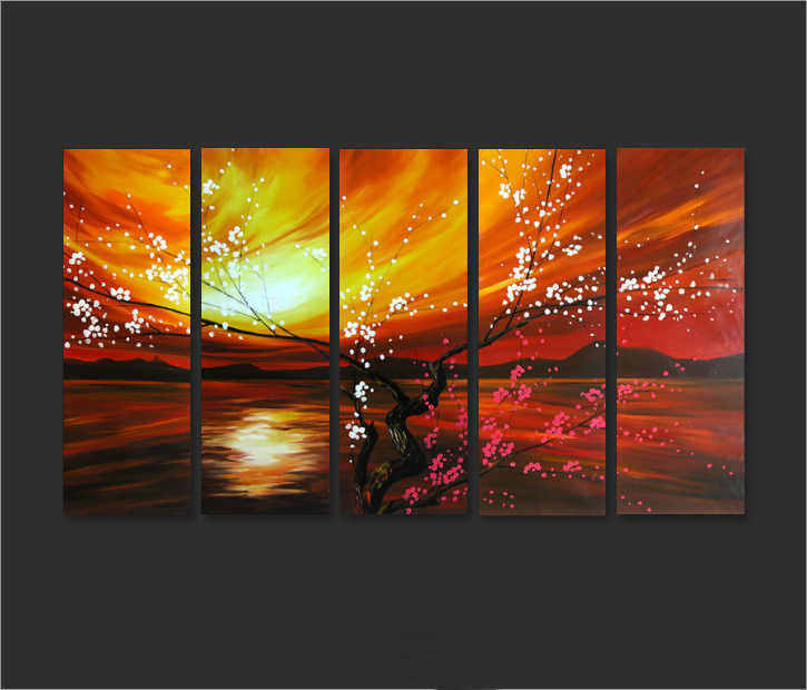 Dafen Oil Painting on canvas flower painting -set652